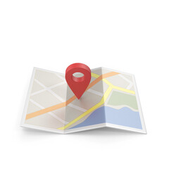 3D Realistic Location map pin gps pointer markers vector illustration for destination.
