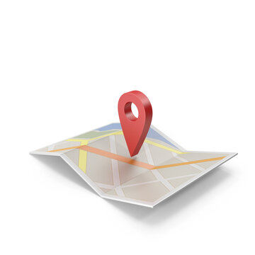 3D Realistic Location map pin gps pointer markers vector illustration for destination.
