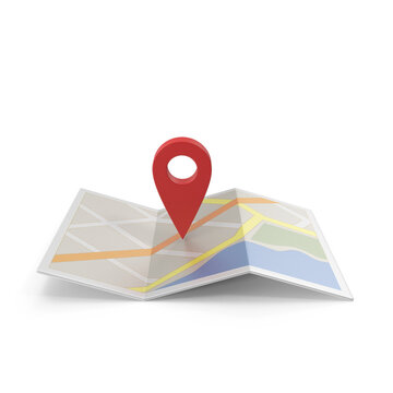 3D Realistic Location map pin gps pointer markers vector illustration for destination.