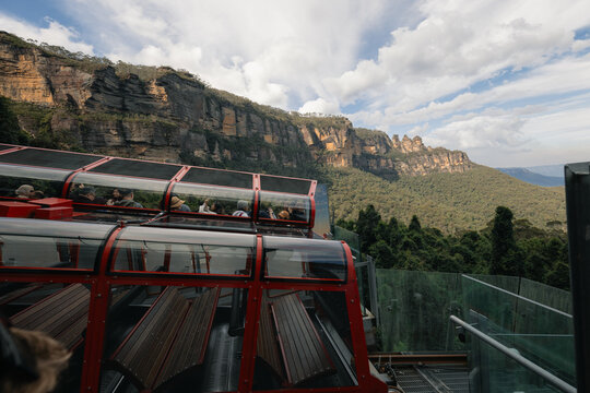 Scenic Railway, the steepest passenger railway in the world at the Blue Mountains