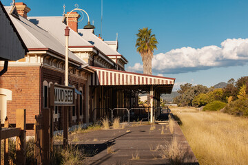 The disused Mudgee Railway Station