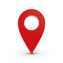 3D Realistic Location map pin gps pointer markers vector illustration for destination.