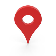 3D Realistic Location map pin gps pointer markers vector illustration for destination.