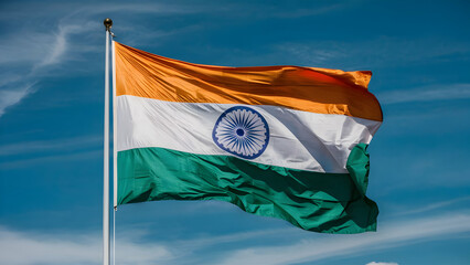 Flowing with Freedom High Res Photorealistic Flag