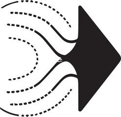 arrow vector icon illustration