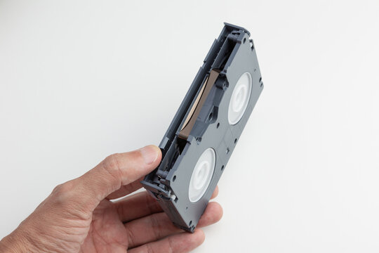 Sony DVCAM Tape in a hand