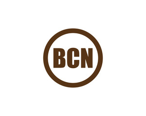 BCN logo design vector template. BCN logo design.