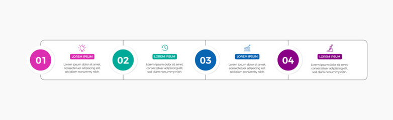 modern colorful multipurpose infographic template for presentation
