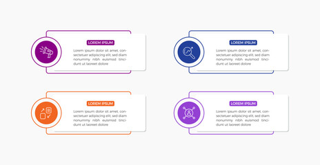 modern colorful multipurpose infographic template for presentation
