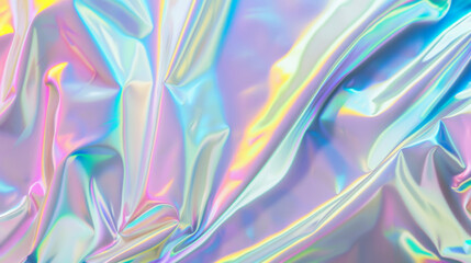 Fototapeta premium silver paper surface with gradient shiny colorful textures, abstract shape and patterns