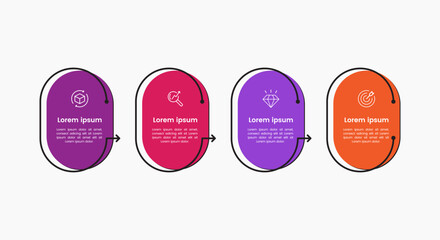 modern colorful multipurpose infographic template for presentation
