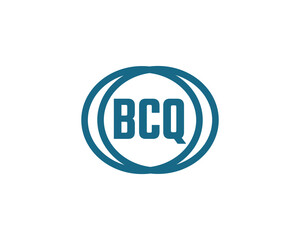 BCQ logo design vector template. BCQ logo design.