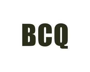 BCQ logo design vector template. BCQ logo design.