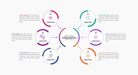modern colorful multipurpose infographic template for presentation

