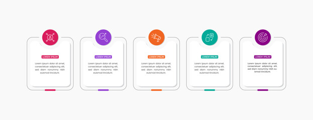 modern colorful multipurpose infographic template for presentation
