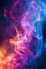 A close-up shot of thick smoke on a black background, perfect for conveying mystery or drama