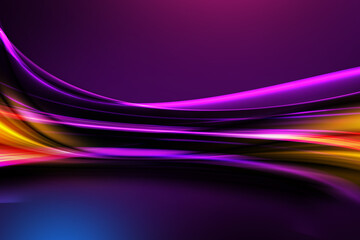 Modern Purple Wave Background.