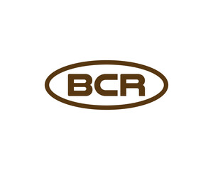 BCR logo design vector template. BCR logo design.