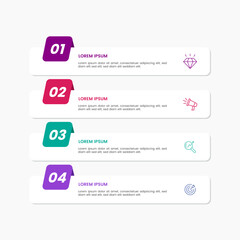 modern colorful multipurpose infographic template for presentation
