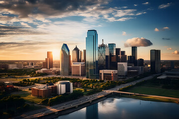 Fototapeta premium Dallas cityscape