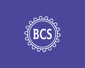 BCS logo design vector template. BCS logo design.