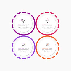 modern colorful multipurpose infographic template for presentation
