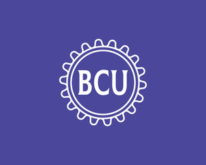 BCU logo design vector template. BCU logo design.