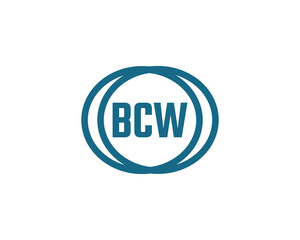 BCW logo design vector template. BCW logo design.