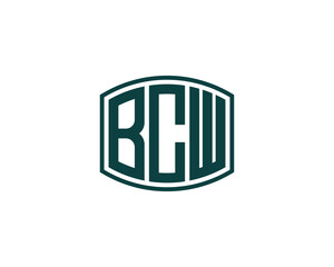 BCW logo design vector template. BCW logo design.