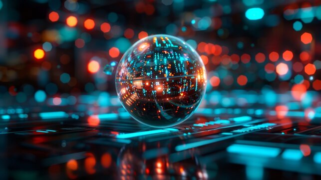 a surreal background wallpaper featuring the concept of a new idea, with imaginative visuals and advanced technology, providing clear copy space for text