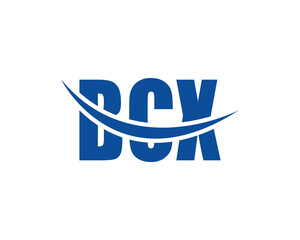 BCX logo design vector template