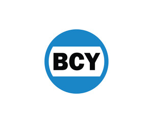 BCY Logo design vector template. BCY Logo design.