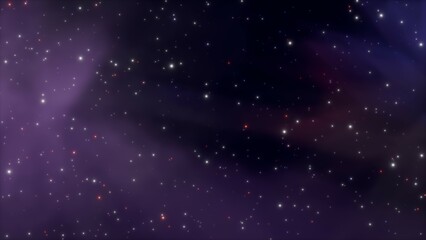 夜空に輝き煌めく星