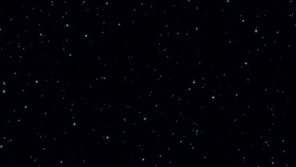 夜空に輝き煌めく星