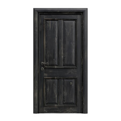 old wooden door isolated, old wooden door