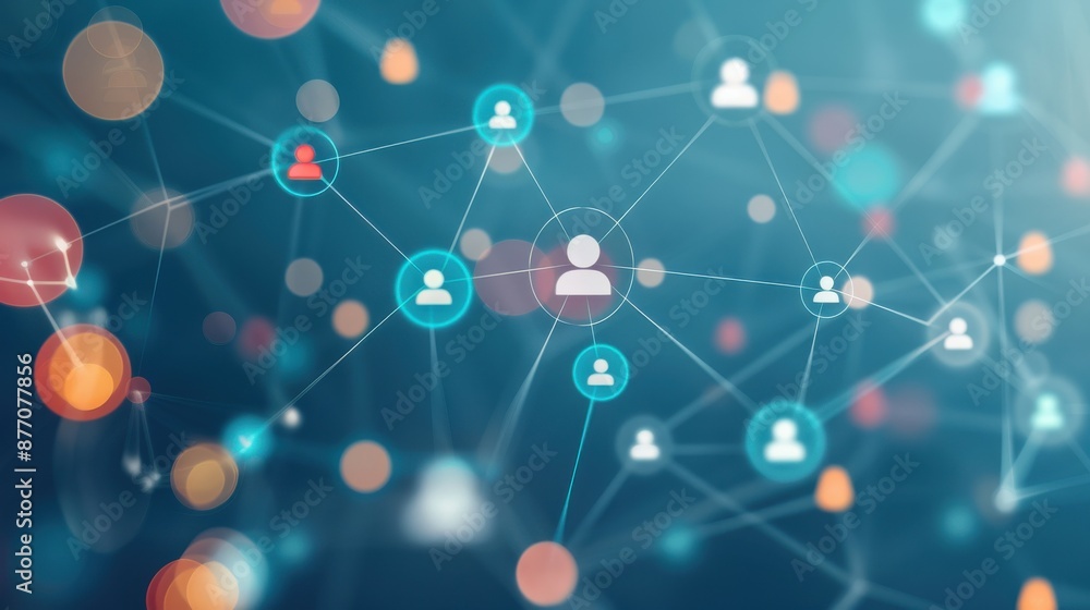 Poster peer-to-peer networks enabling decentralized internet, interconnected and resilient.