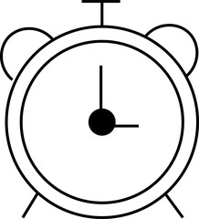 Clock Time Outline Icon