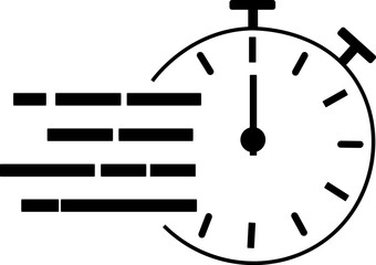 Clock Time Outline Icon