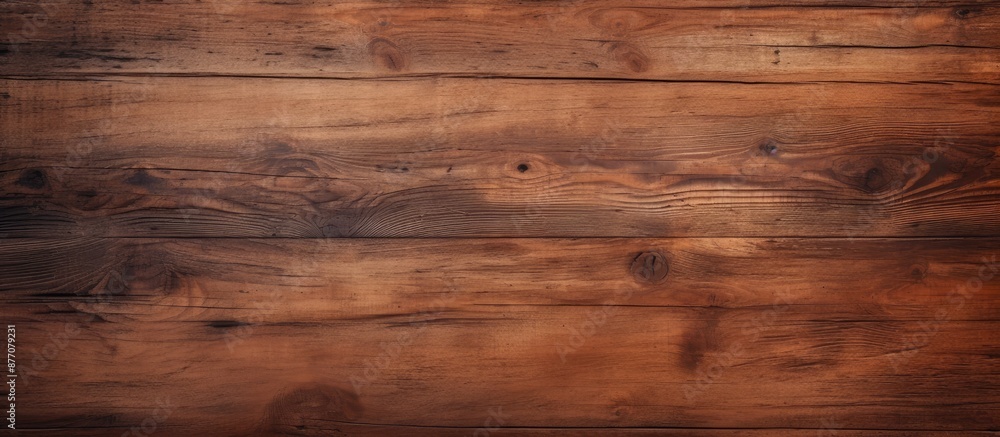 Poster Abstract template background with authentic wood texture, great for showcasing with copy space image.