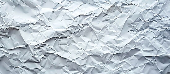 Textured white paper background with grunge wrinkles, perfect for copy space image.
