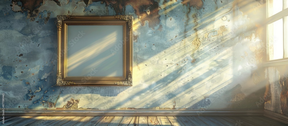 Leinwandbilder Frame for displaying a picture with space for adding an image, also known as a copy space image.