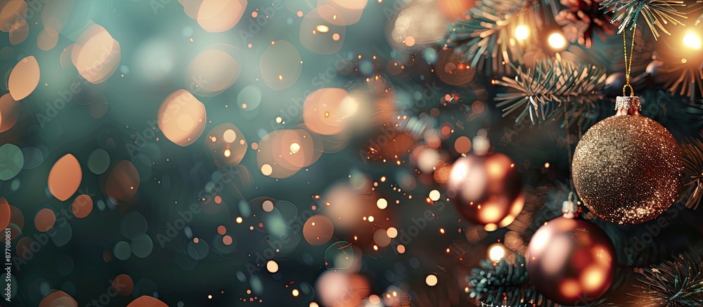 Poster New Year fireworks with room for text - abstract holiday backdrop with a copy space image.