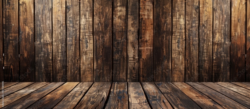 Poster wooden texture background with copy space image.