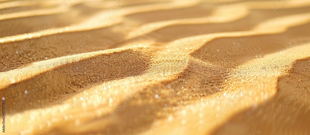 Poster sand with a serene beach background providing ample copy space image.