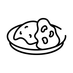 Curry rice Lineart