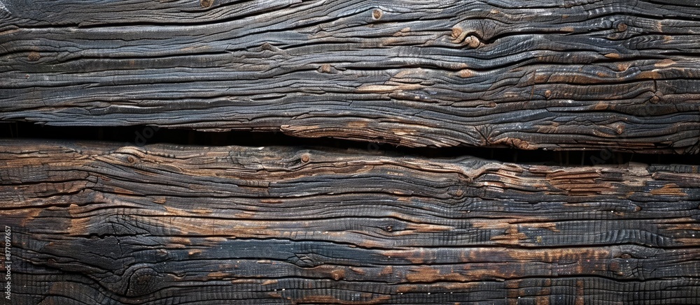 Poster Close-up of rustic wooden background with copy space image.
