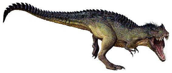 3D Rendering Fantasy Dinosaur on White © photosvac