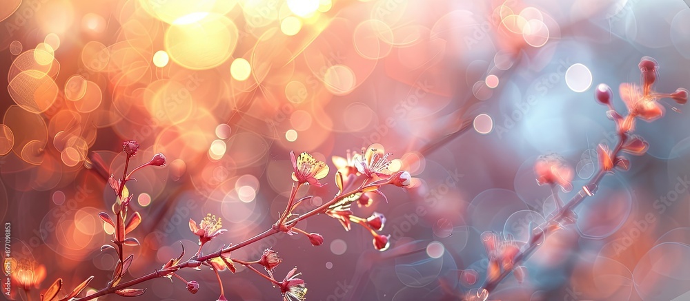 Leinwandbilder blur and bokeh effect are commonly used in photography to create a visually appealing background wit
