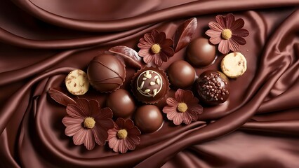  chocolates background.