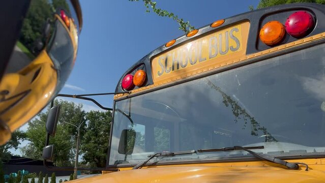 School bus children educational transport